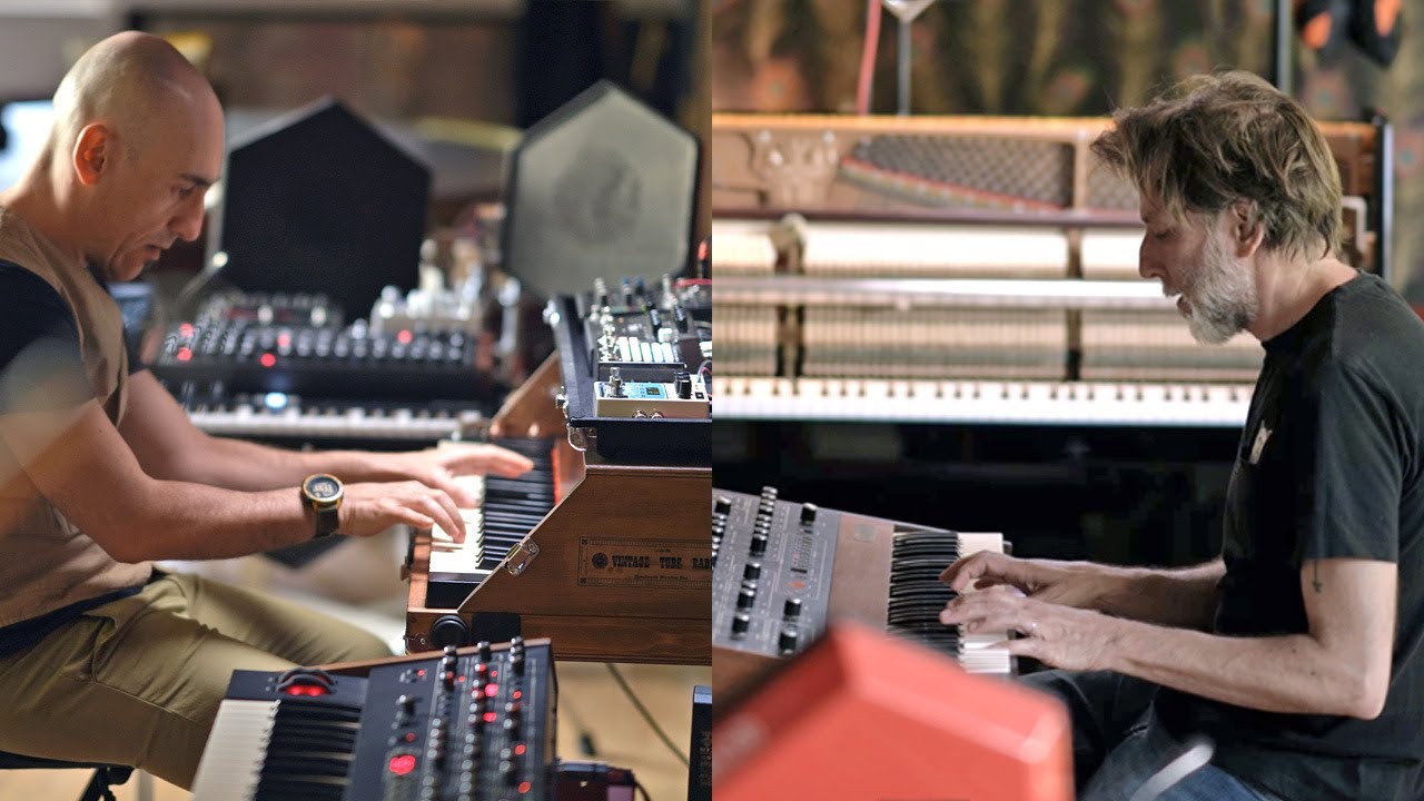Week#2 } Creating an electronic song with analog synths Prophet 6 & Prophet 08, piano & tape loops