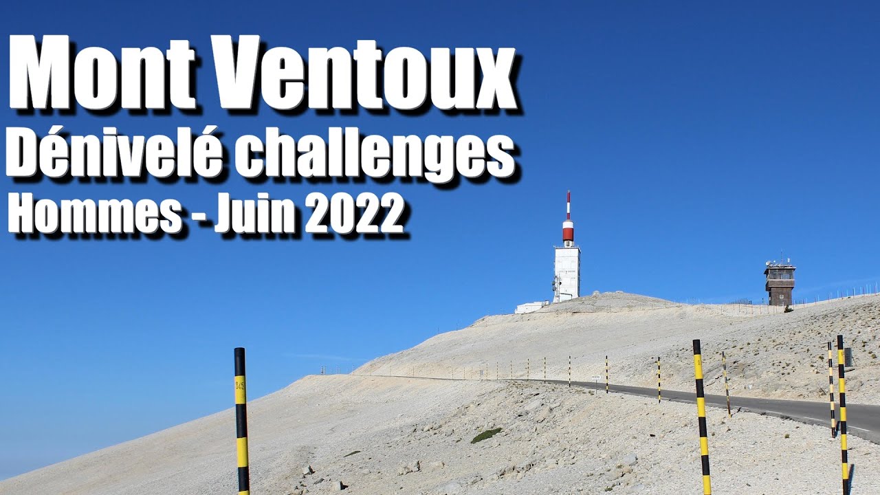 CIC Mont Ventoux Dénivelé challenges 2022 - Hommes -14 Juin 2022 - Cyclisme sur route