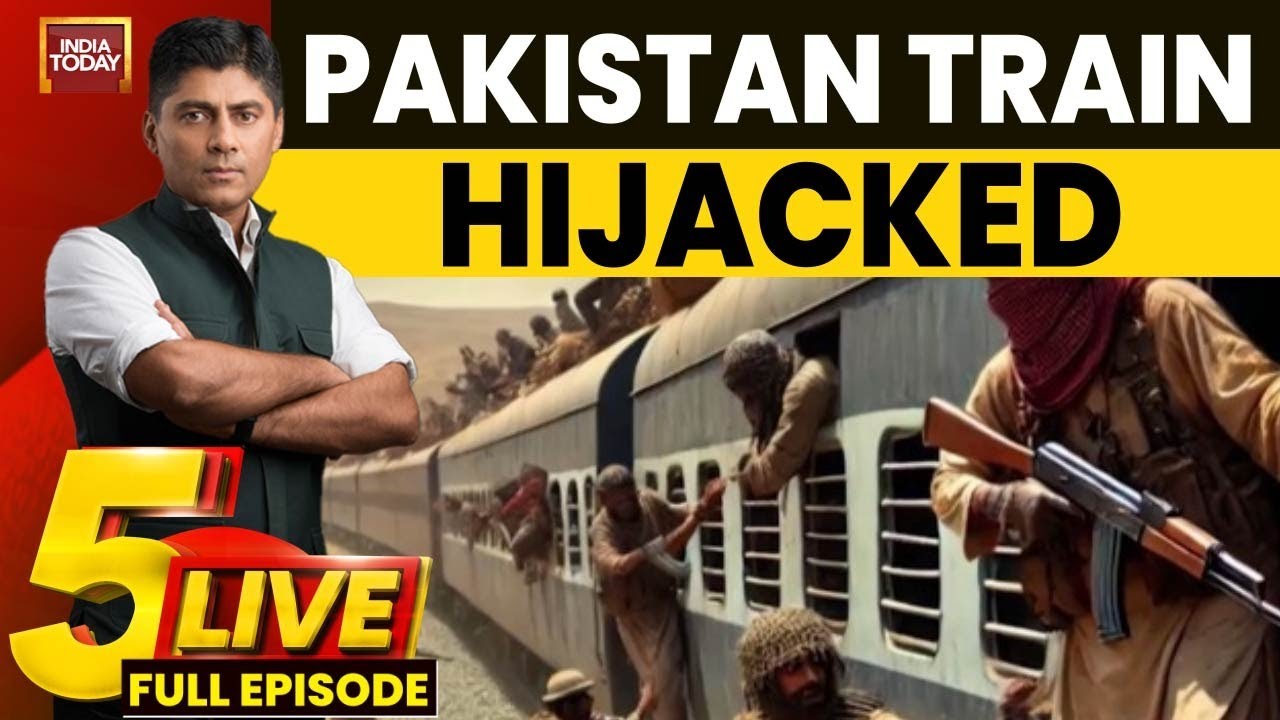 5ive Live With Gaurav Sawant: Pakistan Train Hijacked By BLA, Hundreds Of Passengers Trapped