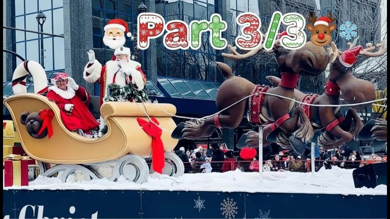 [4K] - 🎅 Santa Claus Parade 2025 – Part 3/3 | Saskatoon, Saskatchewan, Canada 🎄✨