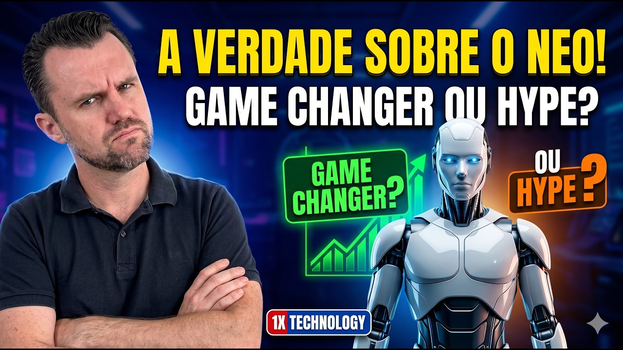 A VERDADE sobre o Robô Humanóide da 1X Technology (Minha Opinião Sincera!)