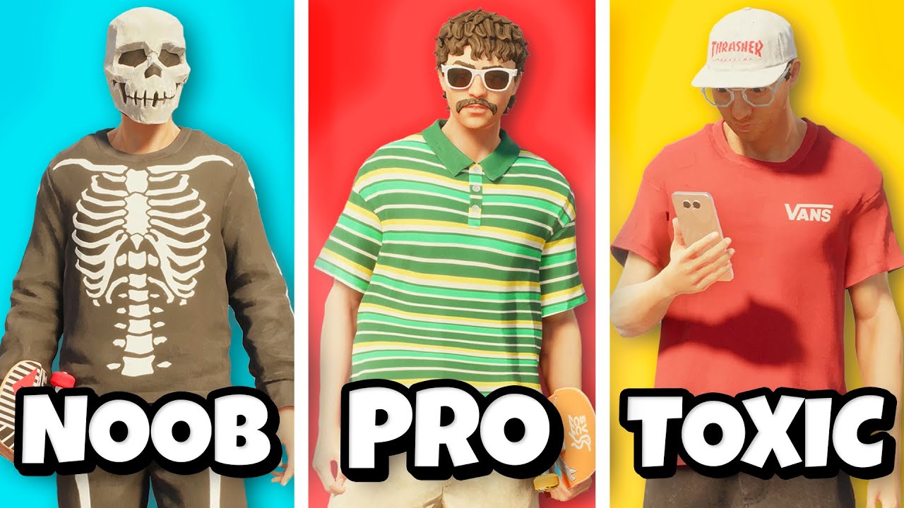 10 Types of SKATE. Players, Which One Are You?