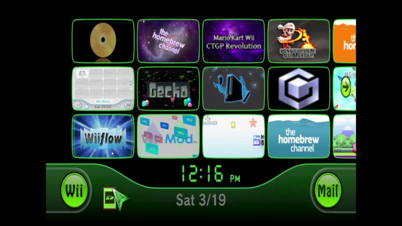 My hacked wii menu 2