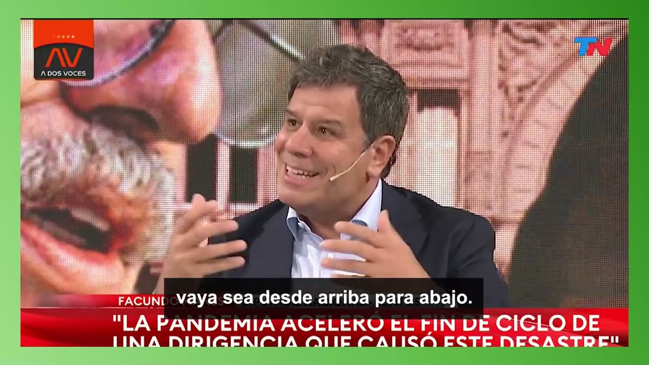 Facundo Manes con Marcelo Bonelli y Edgardo Alfano en #ADosVoces por TN
