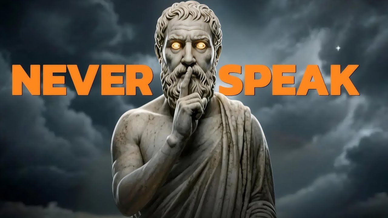 Why You Should Always Say Less 🤐 (Stoic Rule)