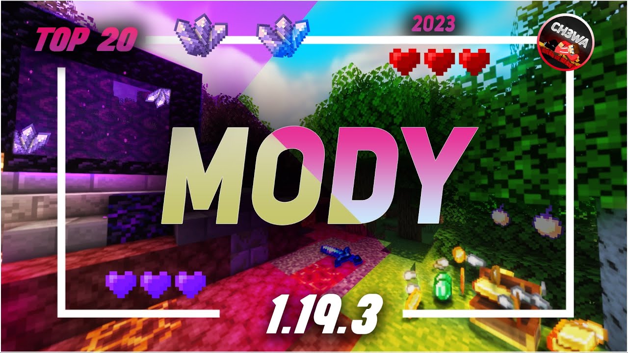 TOP 20 MODÓW DO MINECRAFTA 1.19.2/1.19.3, LUTY 2023 (NAJLEPSZE MODY MINECRAFT 2023)
