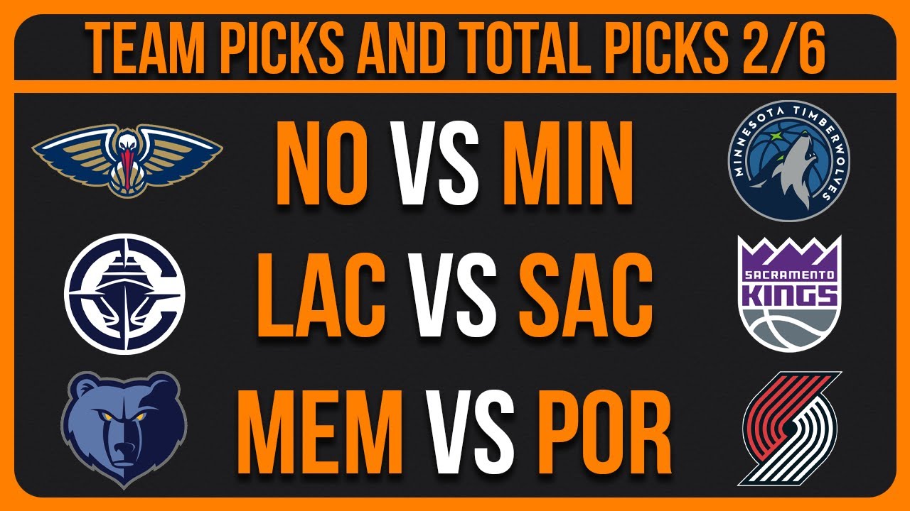NBA Picks Today 2/6/26 NBA Picks and Predictions NBA Bets Today