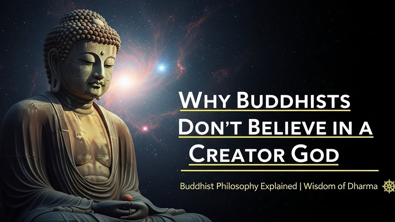 Why Buddhists Don’t Believe in a Creator God  Buddhist Philosophy Explained | Wisdom of Dharma