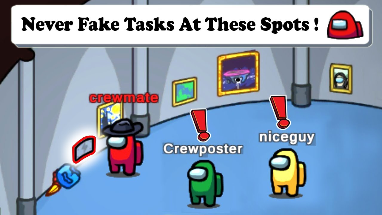 ALL THE FAKE TASK SPOTS IN AIRSHIP MAP | AMONG US
