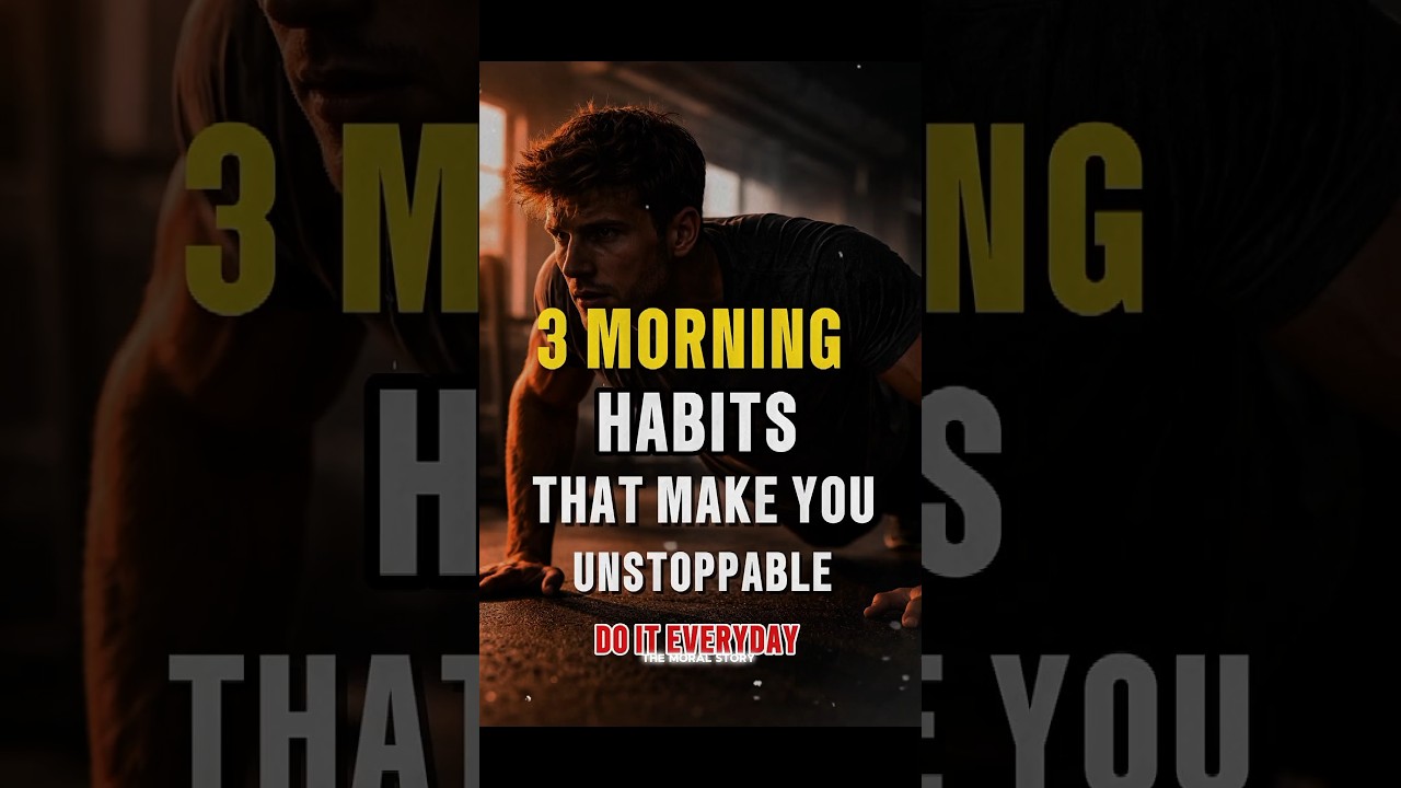 3 Morning Habits That Make You Unstoppable | Morning Routine of Winners #shorts