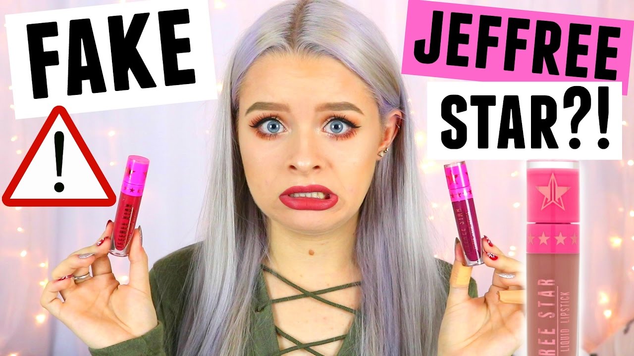 REAL VS FAKE: JEFFREE STAR LIQUID LIPSTICKS WARNING | sophdoesnails