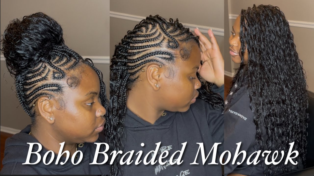 Versatile Boho Braided Mohawk ft LALULA HAIR 🦋 