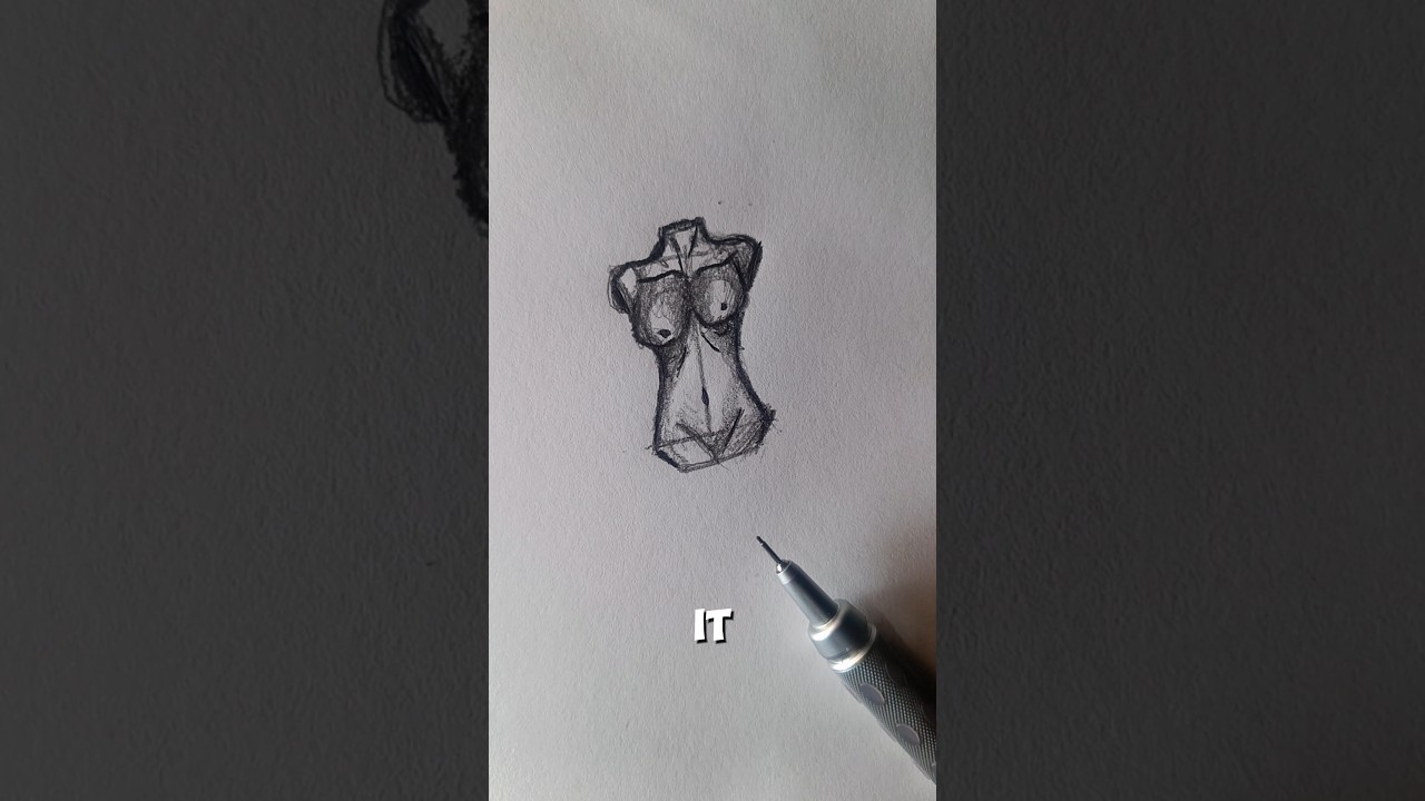 Female Torso Anatomy Made Simple for Beginners #drawing #art #foryou #shorts #howtodraw #easydrawing