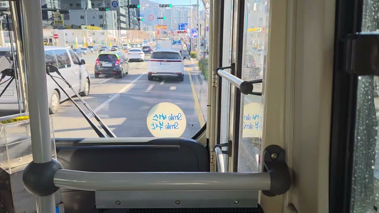동래시장~부산원동역까지 주행영상( 세익여객 200번버스 ) 