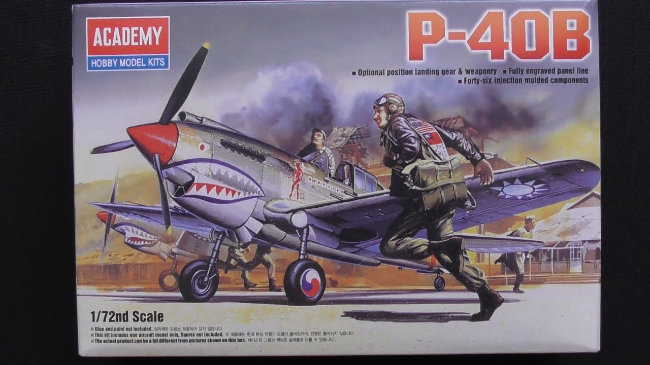 Pearl Harbor Legend: Academy 1/72 Curtis P-40B Model Review