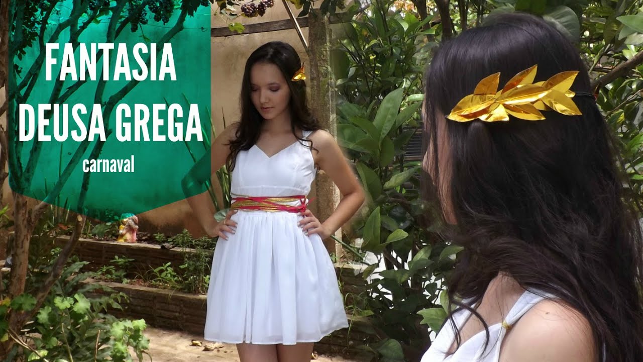 Fantasia improvisada - DEUSA GREGA (inspiração) - VÍDEO 1