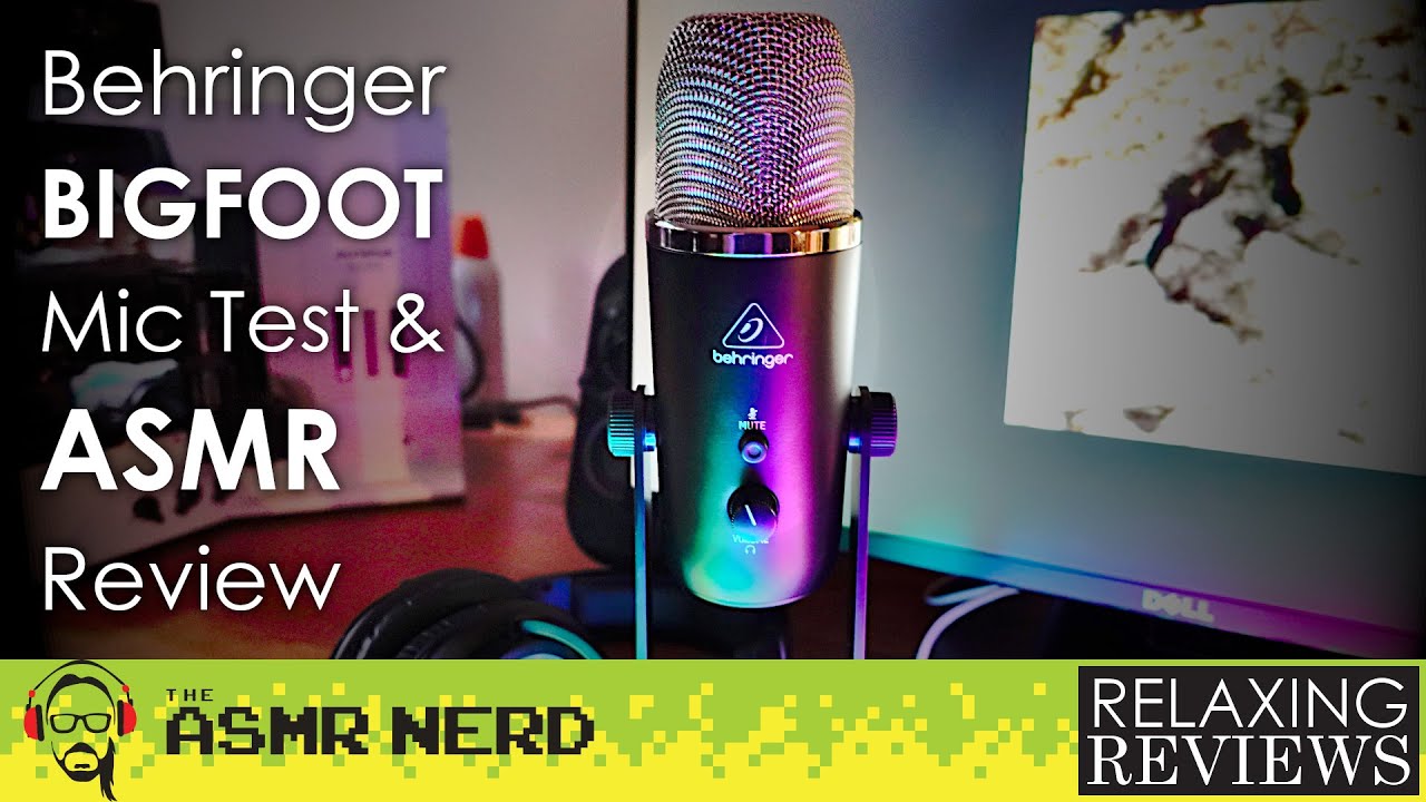 BIG Tingles! | Behringer BIGFOOT All-In-One USB Microphone ASMR Test & Review | Sponsored by JORD