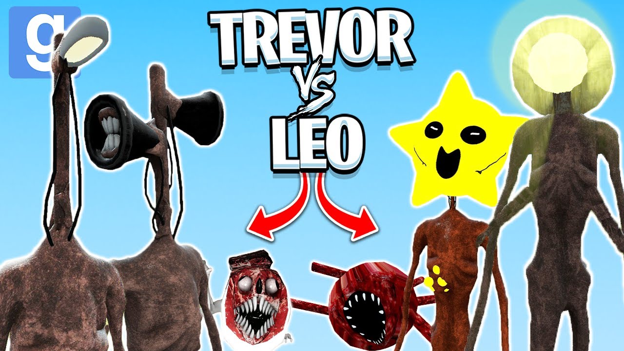TREVOR HENDERSON VS LEOVINCIBLE! (Garry's Mod Sandbox) | JustJoeKing