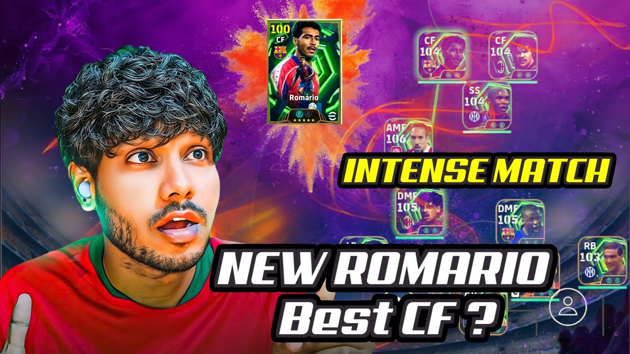NEW ROMARIO BEST CF | CRAZY FIGHT FOR WIN AGAINST PRO PLAYER | BAD END ? | MR TOMBOY EFOOTBALL