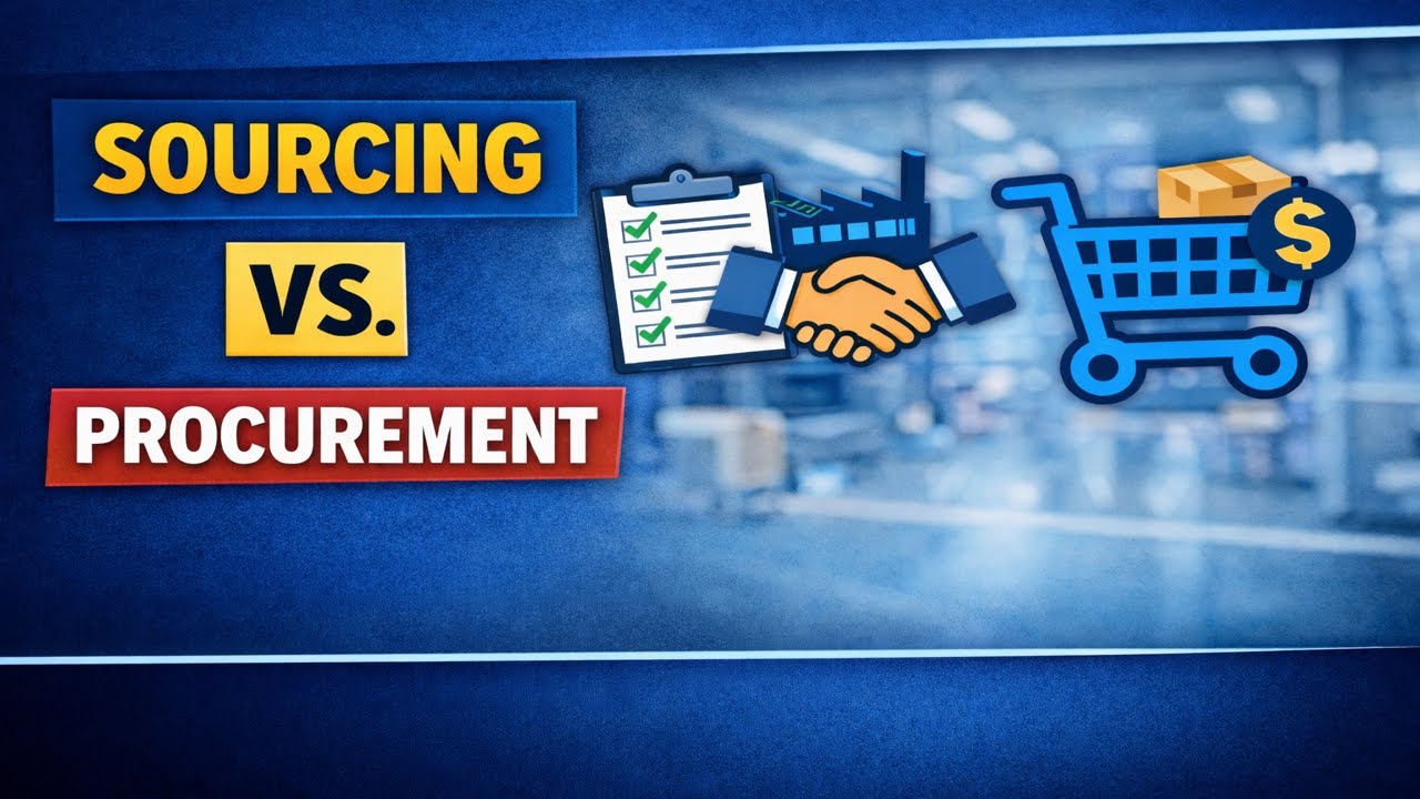 Sourcing vs Procurement