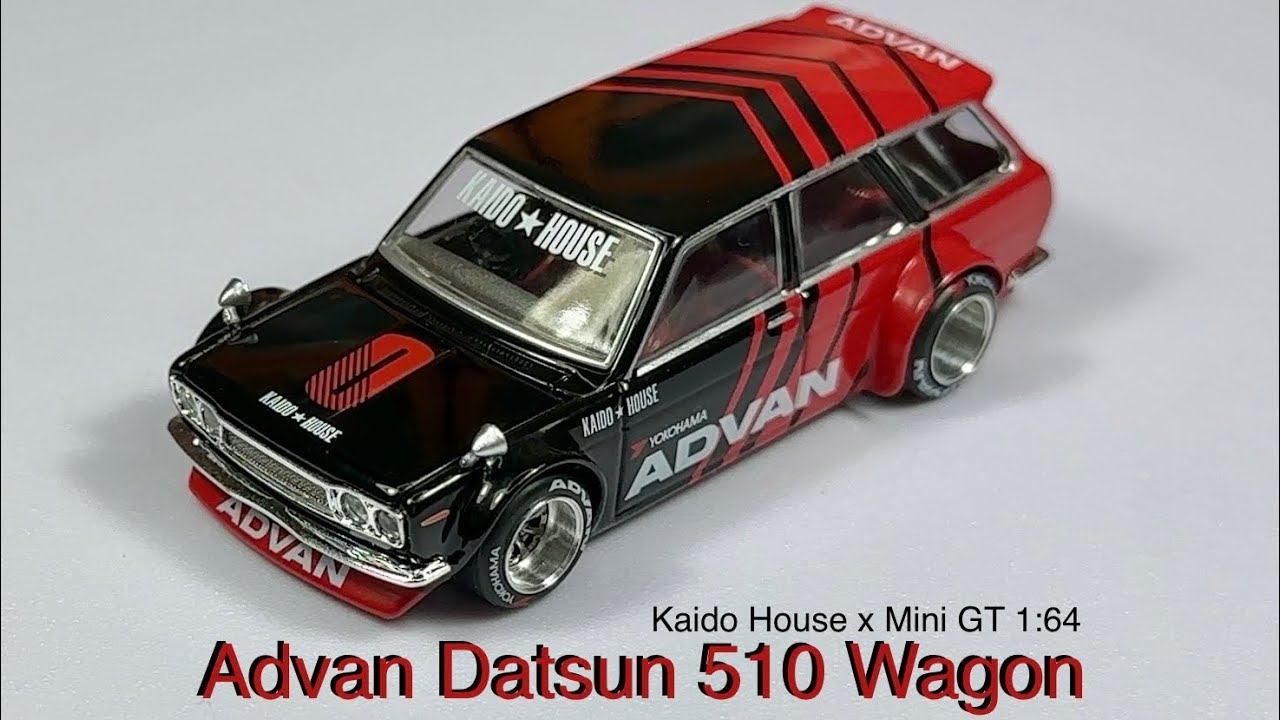 Unboxing Kaido House x MINIGT 1:64 Advan Datsun 510 Wagon - Yokohama Advan @TheOpenBox858 #34