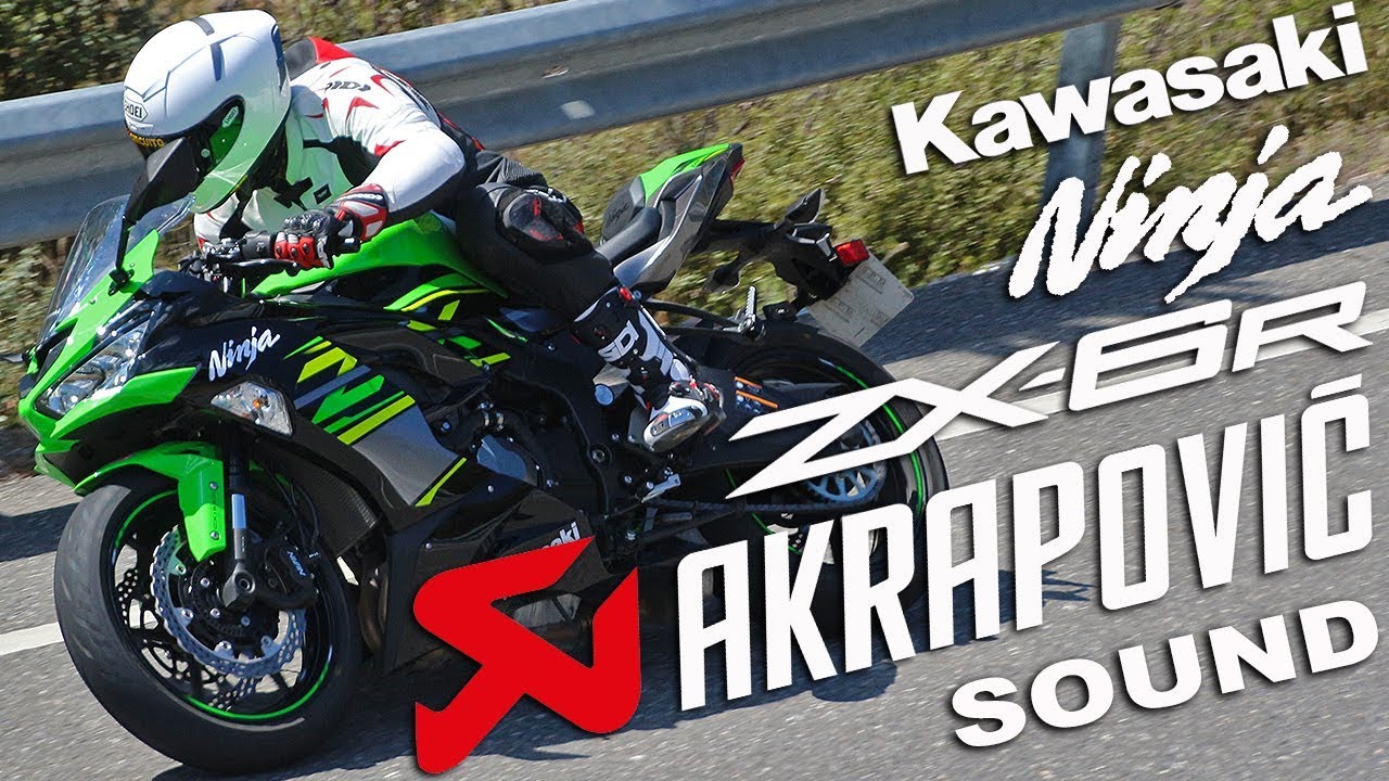 Kawasaki Ninja ZX-6R 2019 Akrapovic Sound