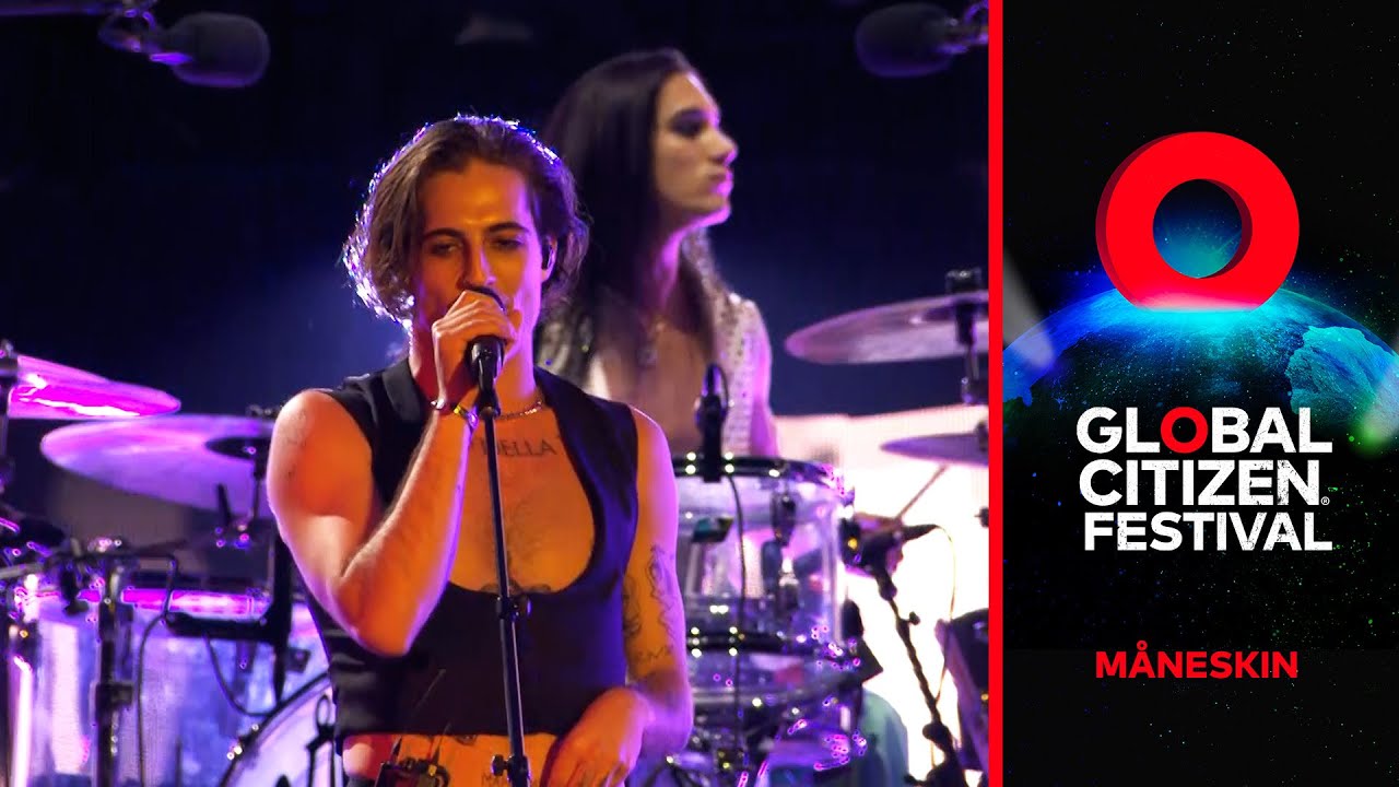 MÅNESKIN Perform 'I Wanna Be Your Slave' | Global Citizen Festival: NYC