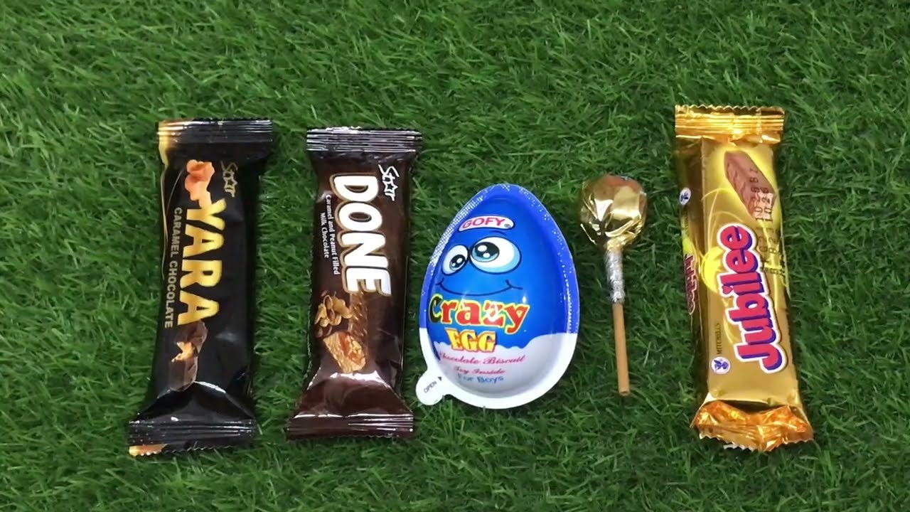 ASMR Most Popular Candys / some lots of colorful rainbow lollipop candy / unpacking chocolate eat