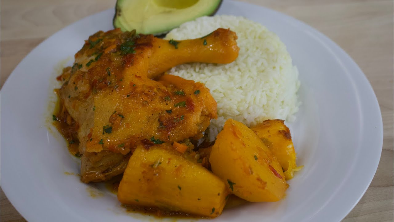 Sudado de pollo un almuerzo super delicioso