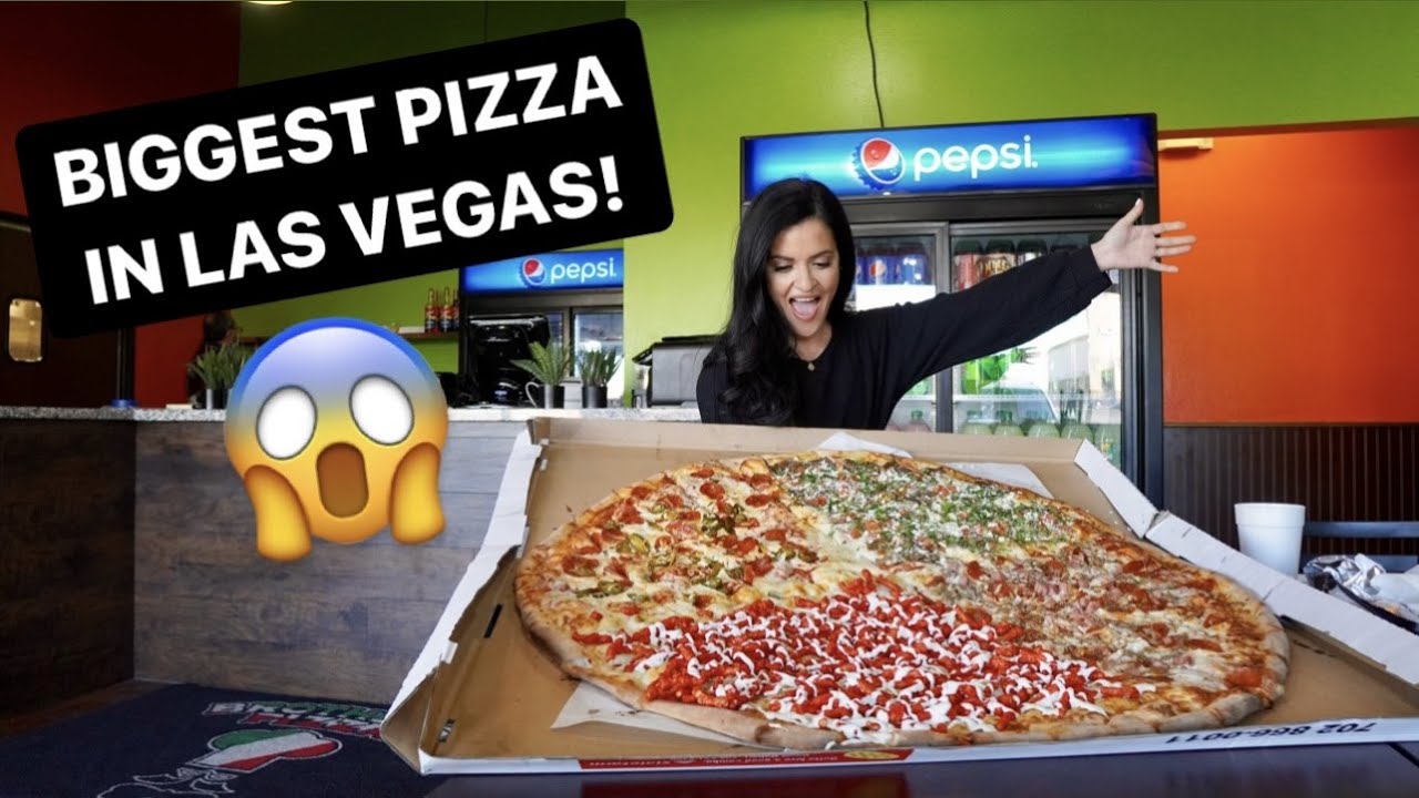 BIGGEST PIZZA IN LAS VEGAS!