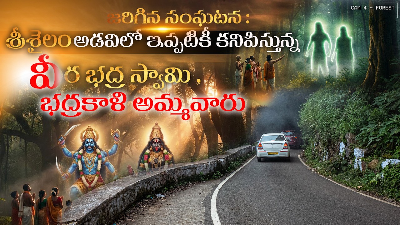 జరిగిన సంఘటన : అడవిలో ఇప్పటికీ కనిపిస్తున్న వీర భద్ర స్వామి , భద్రకాళి అమ్మవారు | Srisailam Forest