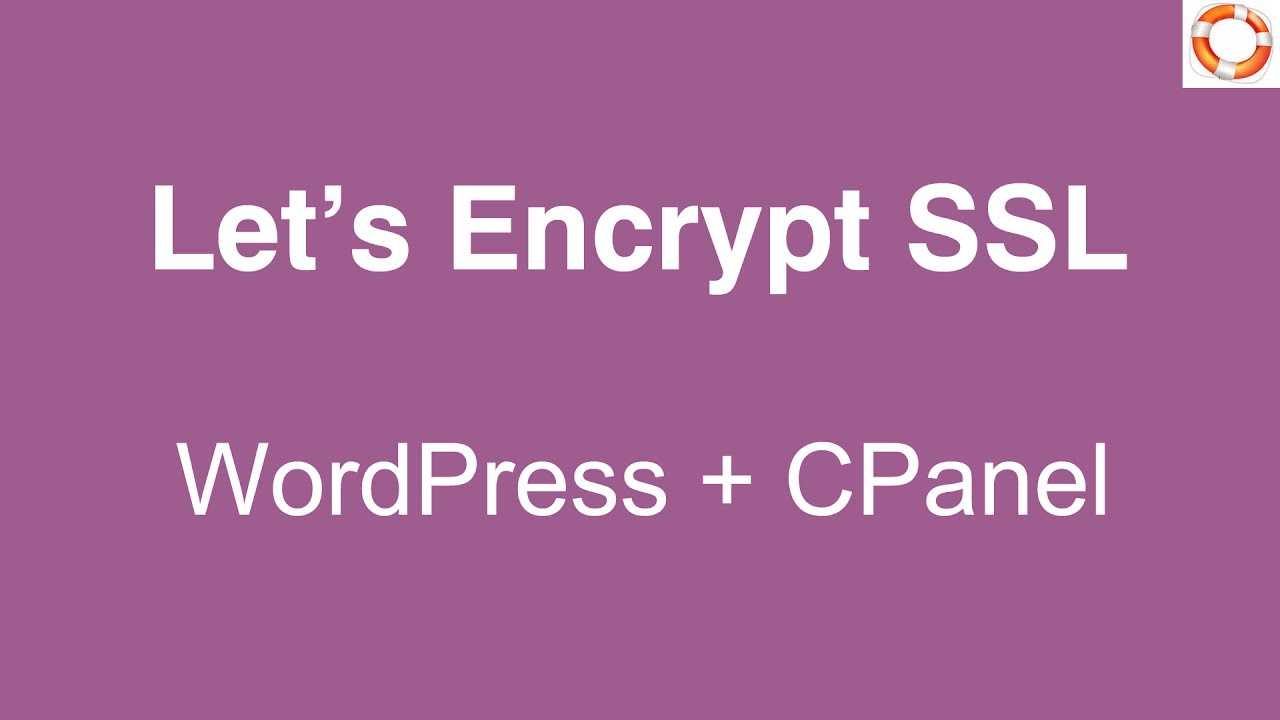 Lets Encrypt SSL WordPress in CPanel