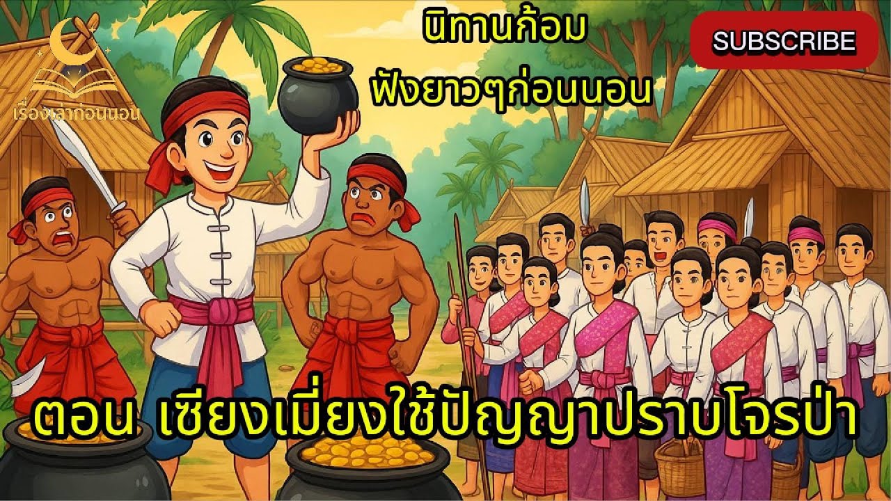 เซียงเมี่ยงใช้ปัญญาปราบโจรป่า l EP25 #เรื่องเล่าก่อนนอน #นิทานสอนใจ #นิทานก้อม #เซียงเมี่ยง