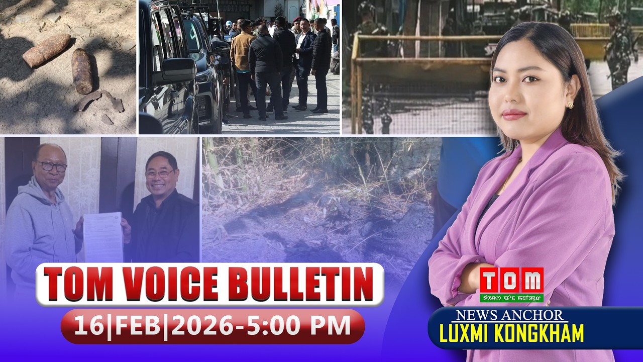 TOM TV - TOM VOICE BULLETIN || 16 FEB 2026, 5:00 PM