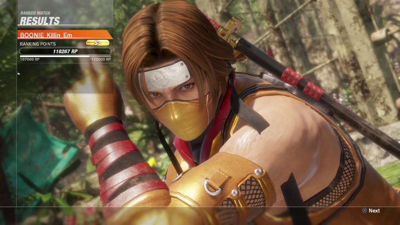 Dead or alive 6 Rig ranked matches