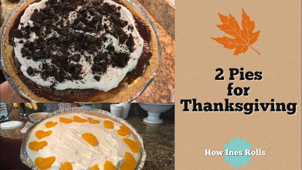 2 Pies for Thanksgiving | Easy Dessert Tutorials | *How Ines Rolls*