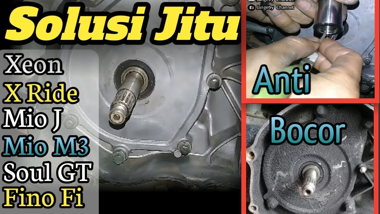 Seal Kruk As Mio M3 Cepat Bocor..?? Ini Solusinya