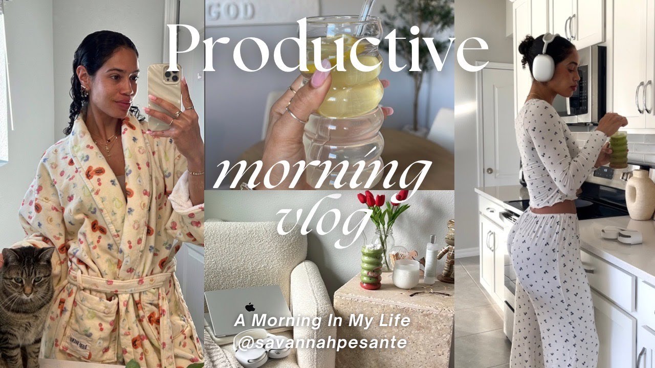 Productive Morning Vlog I Gym Routine + Decluttering