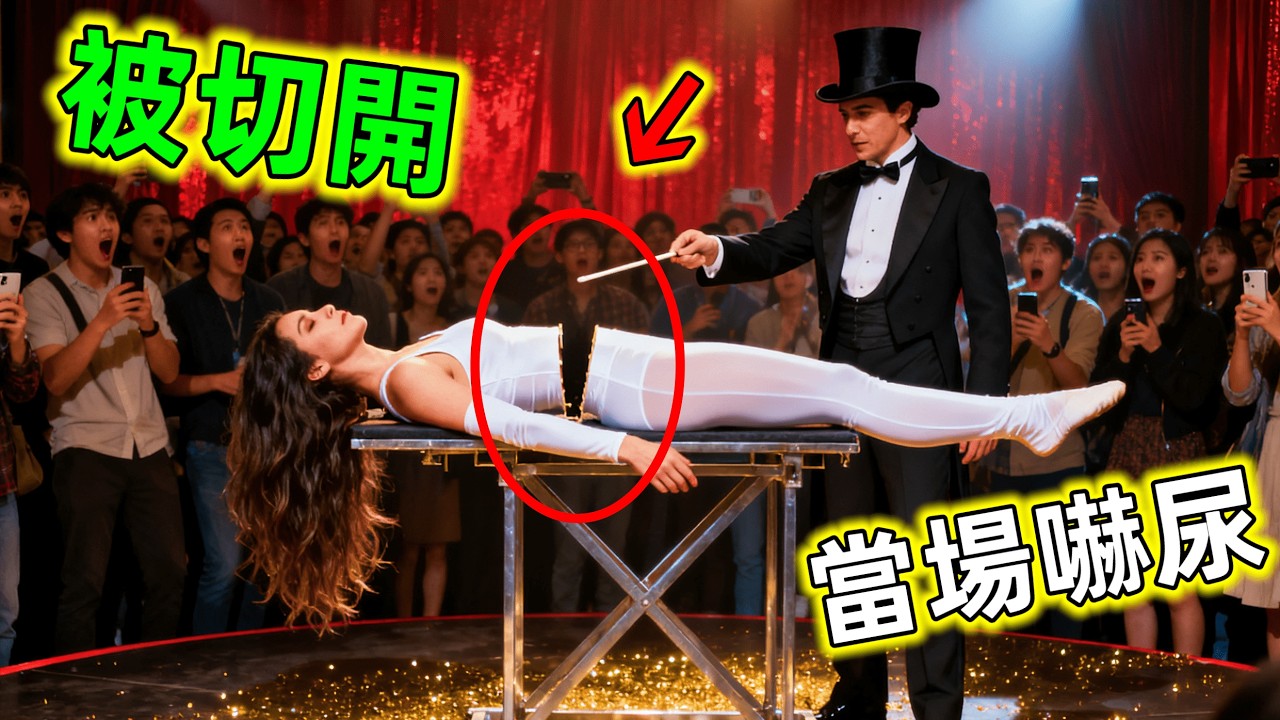 史上魔術揭秘最強的一期｜身體分離被魔術師拿在手上，觀眾當場震驚