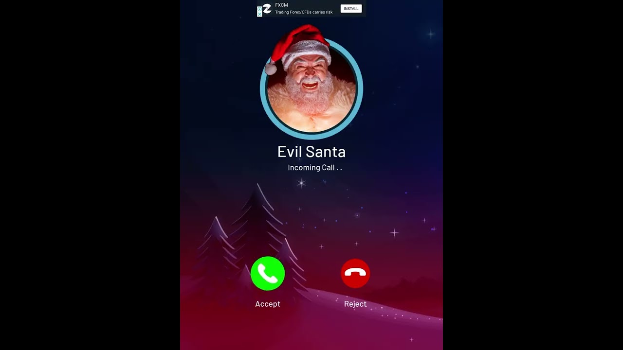 Call with evil Santa