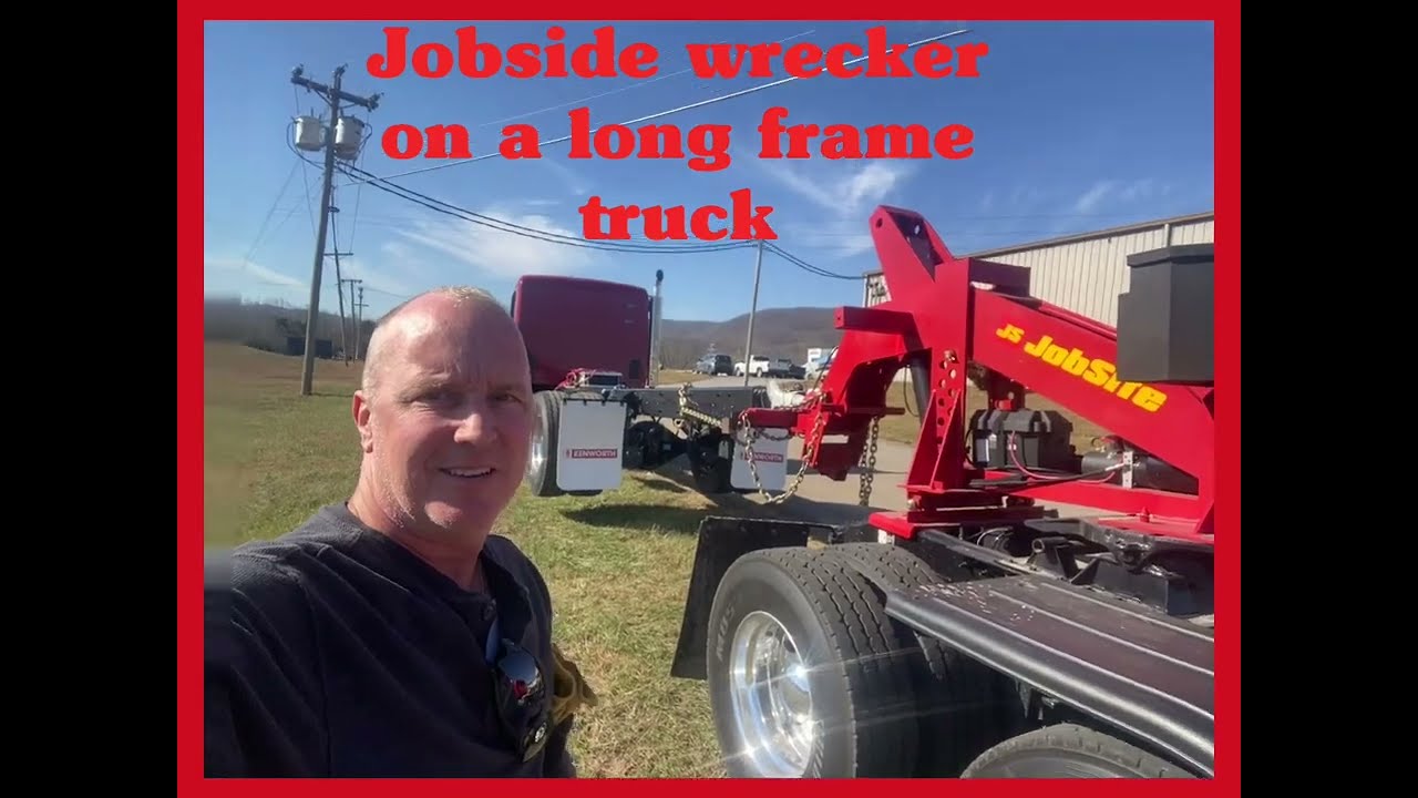 JobSite 5th wheel portable wrecker on a long frame semi