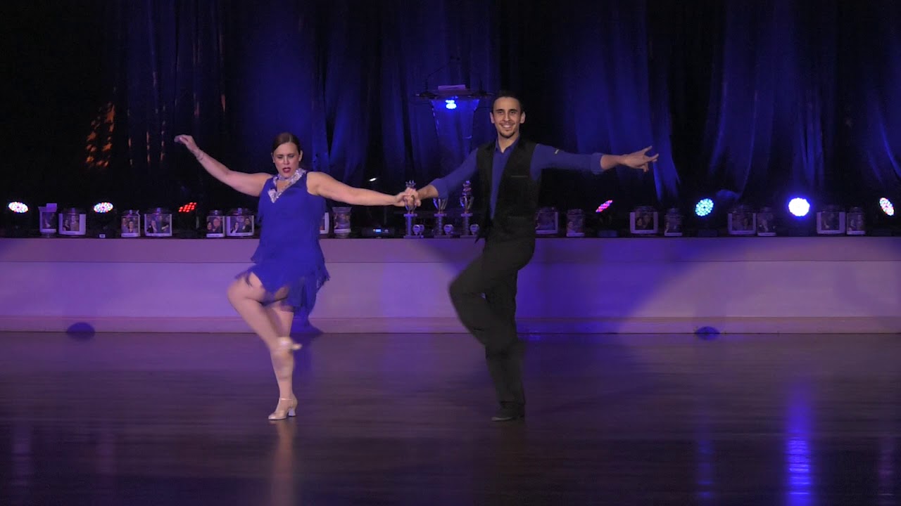 Dana Goldberg & Anthony Scalzi perform at Dancing with the Stars of Mentoring 2018