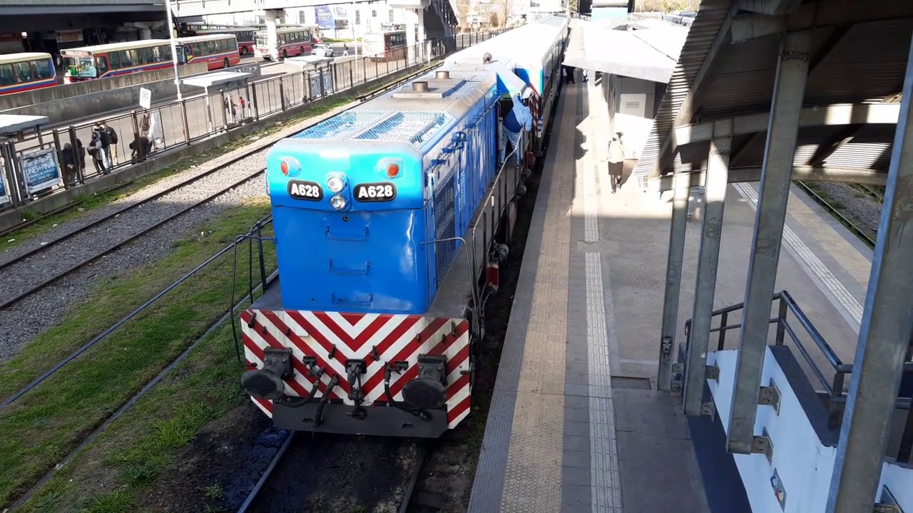 TREN SARMIENTO TRENES ARGENTINOS MORENO MERCEDES LOCOMOTORA A628