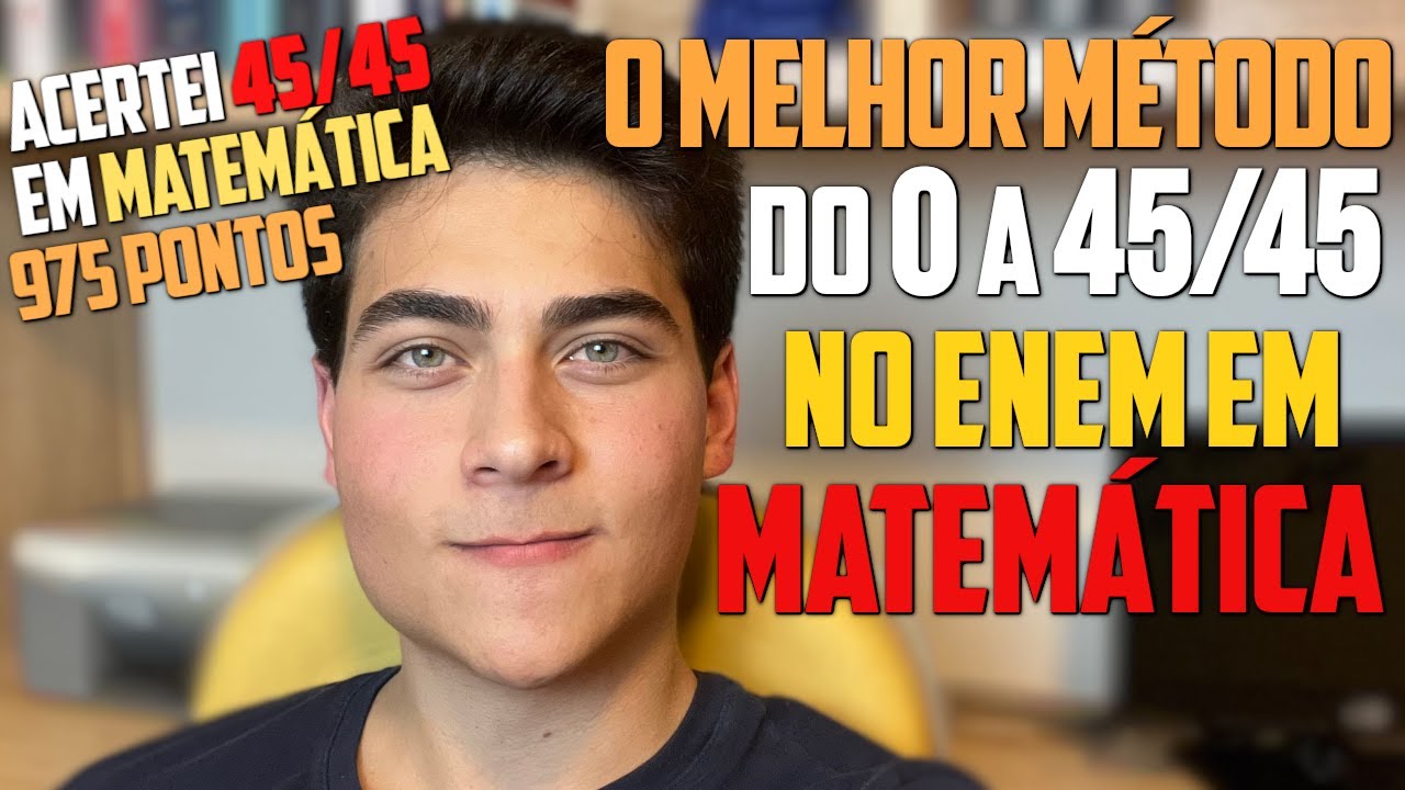 Como ESTUDAR do ZERO para GABARITAR MATEMÁTICA no Enem