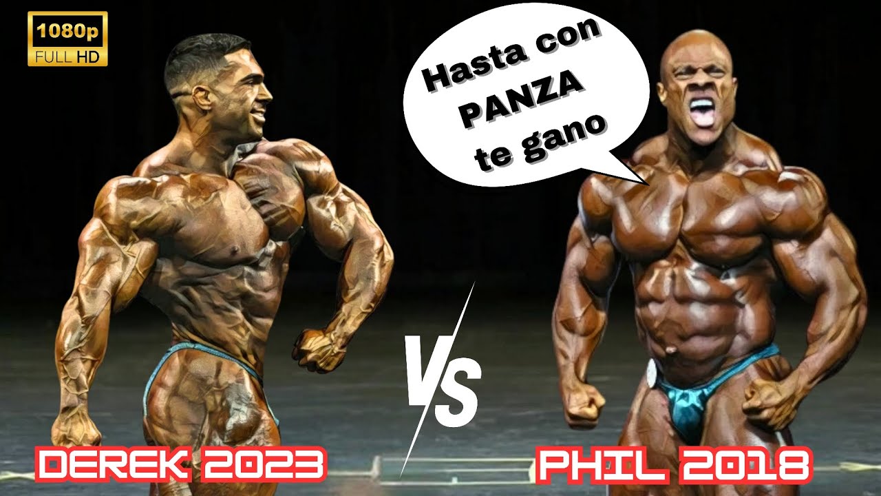 DEREK LUNSFORD ⭕ 2023 VS. PHIL (bubble gut) 2018 🤢// DEREK es MEJOR que la PEOR VERSION DE PHI
