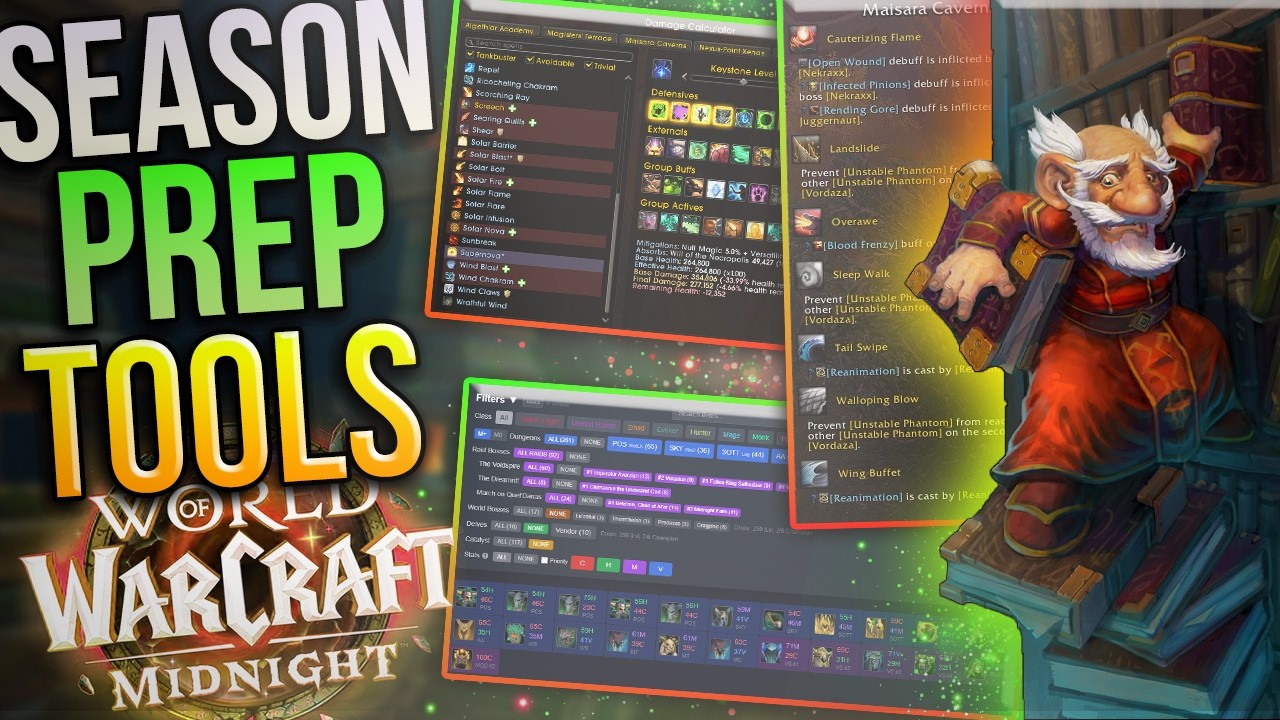 Midnight Season Prep | Dungeon Guides, Loot Tables, Raid Guides & More!