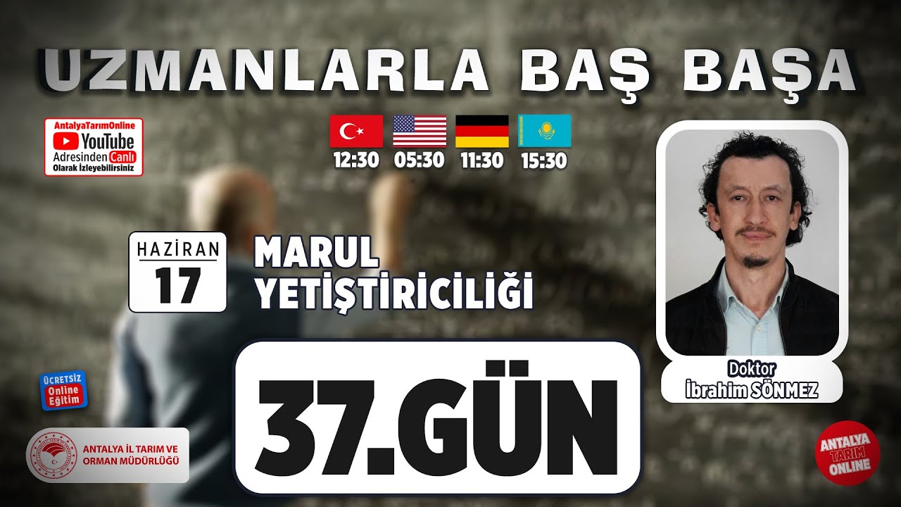 Uzmanlarla Baş Başa 37.Bölüm- Marul Yetiştiriciliği