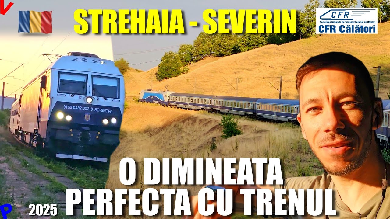 Strehaia – Balota | Pentru prima dată cu locomotiva PNRR Elasmo și vizităm orașul