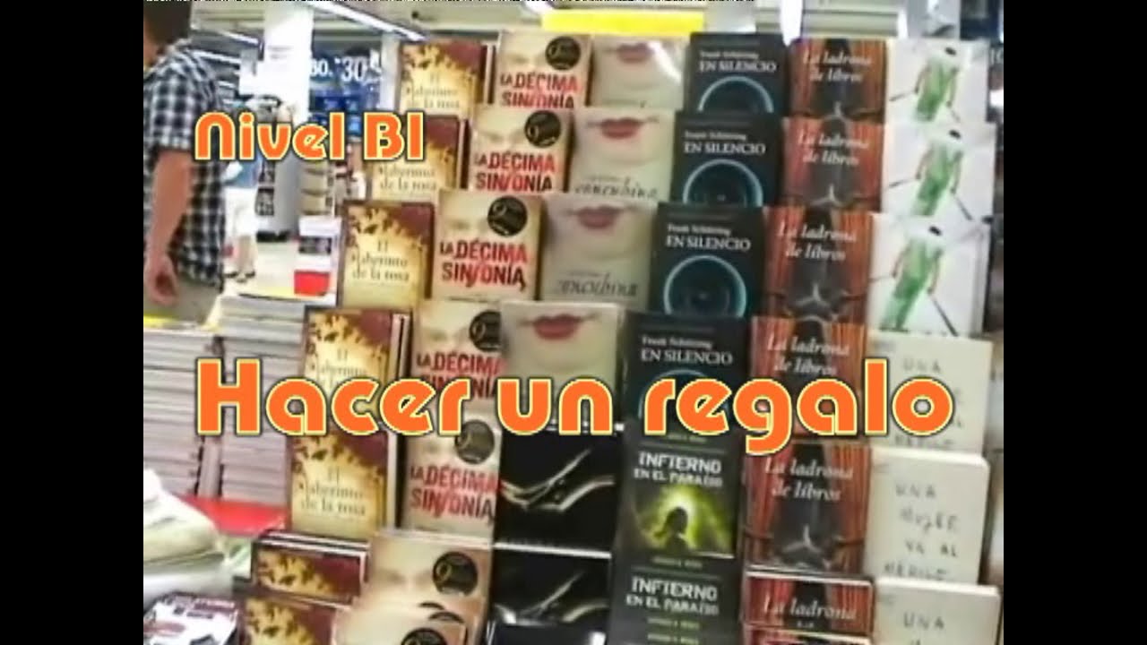 Hacer un regalo. Nivel B1
