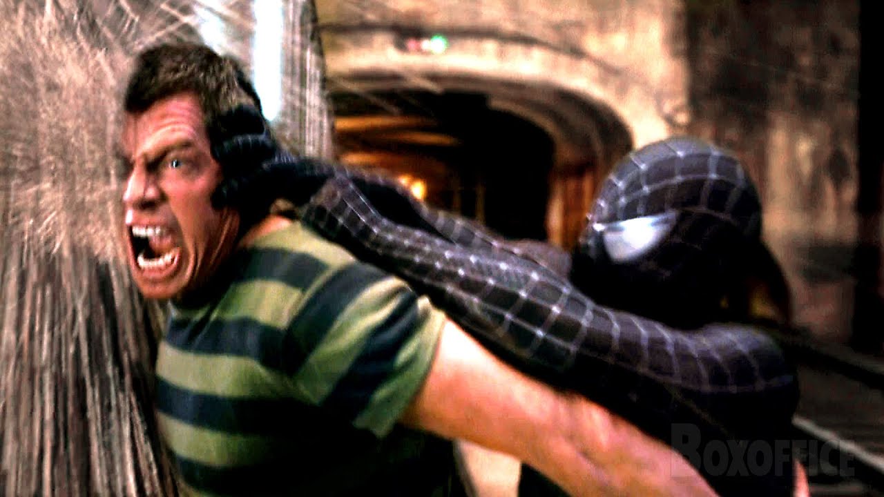 Spider-Man nero VS Uomo Sabbia | Spider-Man 3 | Clip in Italiano